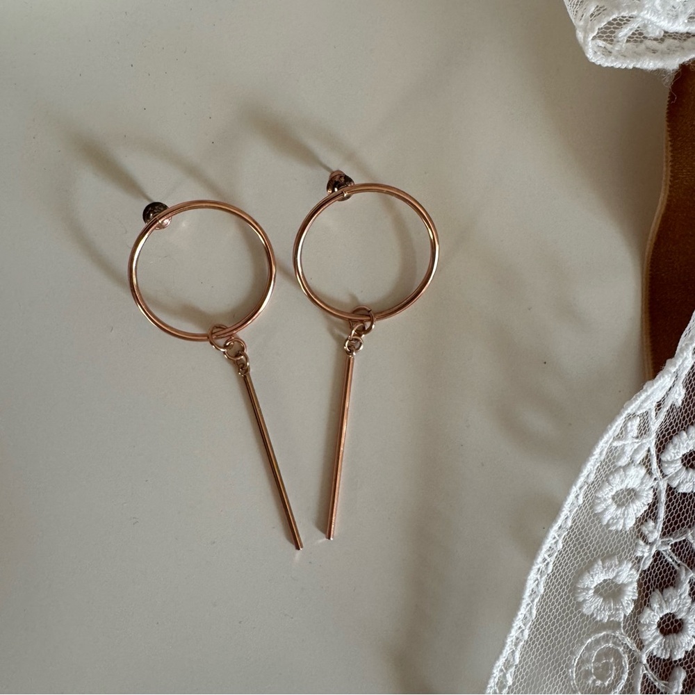 Uncommon James | Rose Gold Dangles